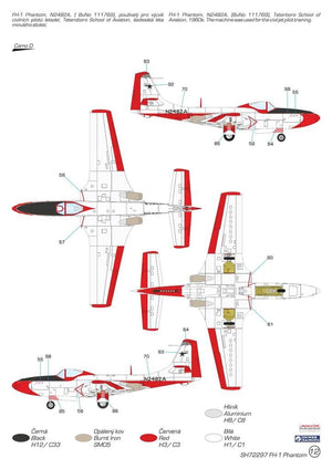 Special Hobby 72297 FH-1 Phantom Demonstration Teams and Trainers 1/72 – immagine 5