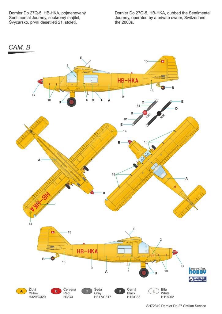 Special Hobby 72349 Dornier Do 27 « Service civil » 1/72 – image 2