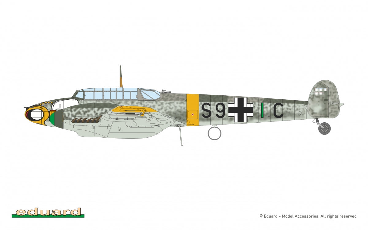 Eduard 7084 Bf 110F ProfiPack Edition 1/72