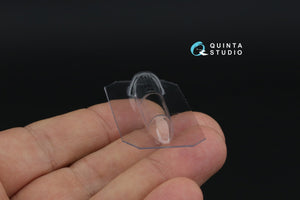 Quinta Studio QC72009 MiG-21UM vacuumed clear vacuformed canopy (for KP kit) 1/72