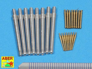 Aber 350L-64 Set of Barrels for H.M.S. Warspite battleship- 15” Mk.Ix 8; 6” Mk.XII x 8; 4” Mk.XVI x 8 1/350 – Bild 2