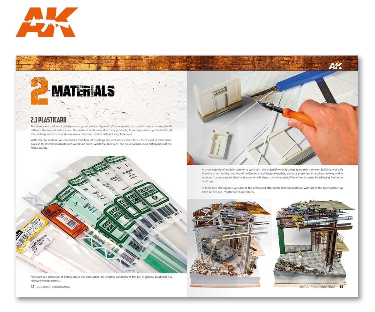 AK Interactive AK256 AK LEARNING 09 : LE GUIDE ULTIME POUR CRÉER DES BÂTIMENTS DANS DES DIORAMAS (Anglais)  – image 4