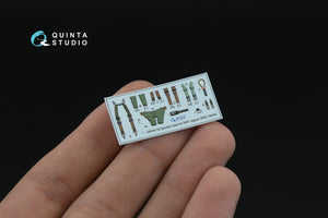 Quinta Studio QD48607 Jaguar Gr.3 3D-Printed &amp;amp; coloured Interior on decal paper (Kitty Hawk) 1/48 – Bild 6