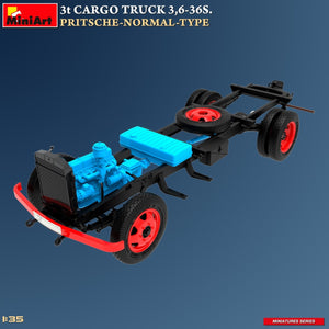 MiniArt 38079 3t CARGO TRUCK 3,6-36S. PRITSCHE-NORMAL-TYPE 1/35 – immagine 6