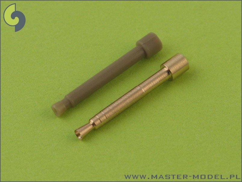 Master AM-32-005 Bf 109 E3 - E9, T armament set (MG 17 tips, MG FF barrels) 1/32 – immagine 3