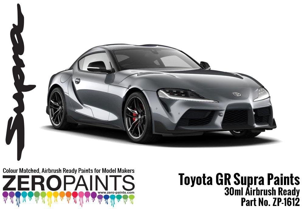 Peinture métallisée gris glacé Zero Paints ZP-1612 pour Toyota GR Supra, 30 ml