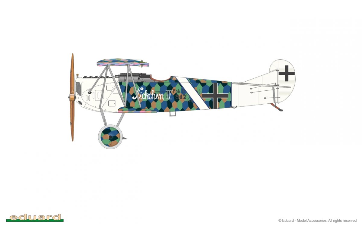 Eduard 70134 Fokker D. VII (Alb) 1/72 – zdjęcie 2