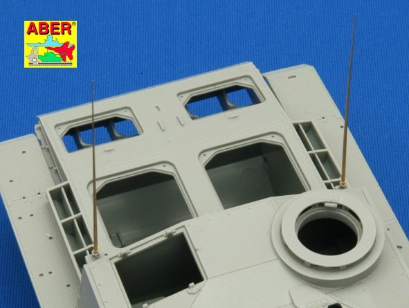 Aber R-26 German 2m antenna rods (set of 3 pcs.) 1/35 – image 4