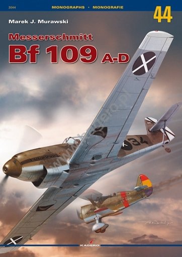Kagero 3044 Messerschmitt Bf 109 A-D (EN)