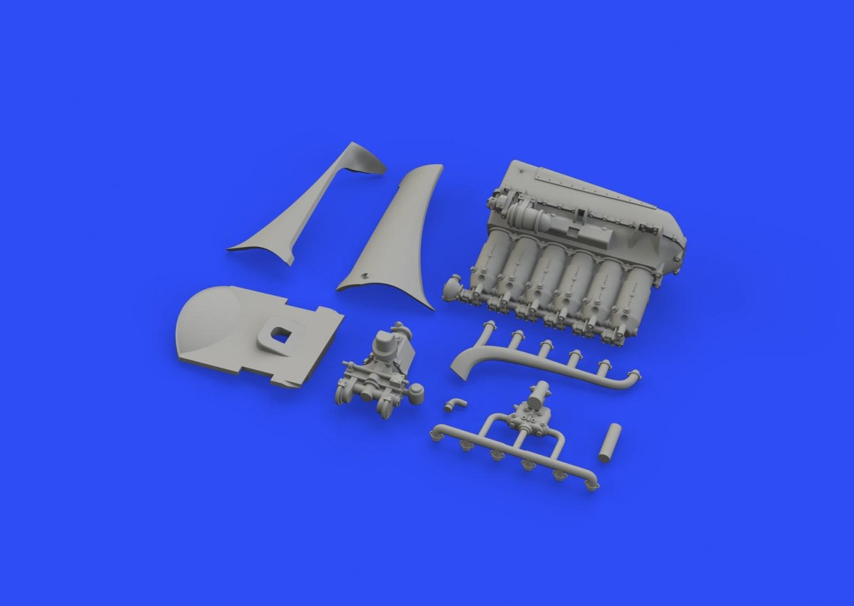 Eduard 672224 Fokker D. VIIF engine/ BMW IIIa 1/72 EDUARD – zdjęcie 3