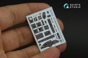 Quinta Studio QDS-48266 He 111H-3/H-6 3D-Printed &amp;amp; coloured Interior on decal paper ( ICM ) (Small version) 1/48 – immagine 10