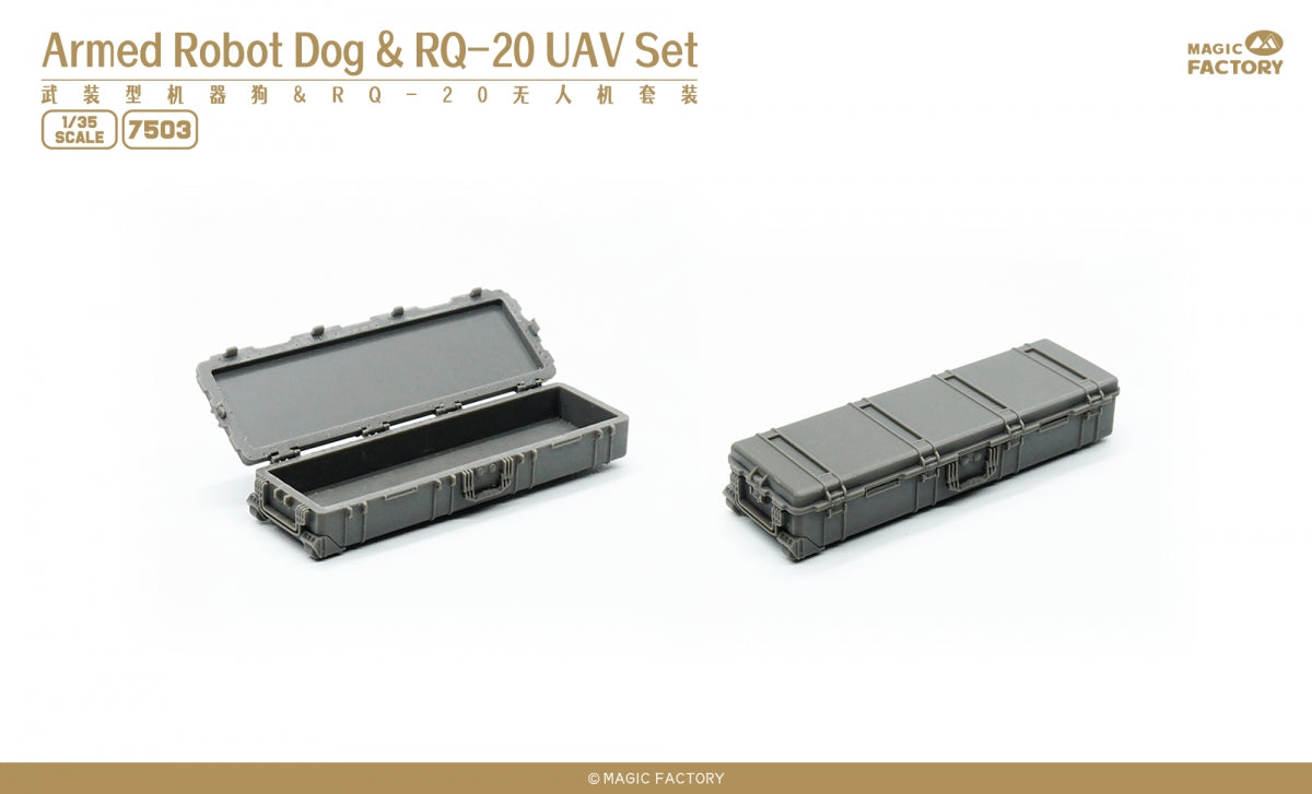 Magic Factory 7503 Armed Robot Dog RQ-20 UAV Set 1/48 – immagine 4