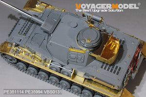 Maquette Voyager PE351114 Panzer IV Ausf. H allemand de la Seconde Guerre mondiale, version de base (pour BORDER BT-005), échelle 1/35 – image 3