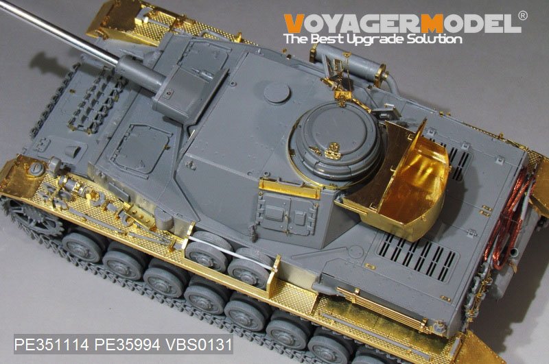 Maquette Voyager PE351114 Panzer IV Ausf. H allemand de la Seconde Guerre mondiale, version de base (pour BORDER BT-005), échelle 1/35 – image 3