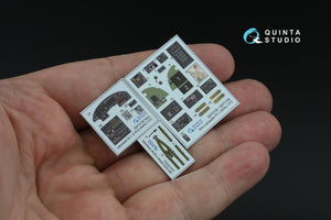 Intérieur coloré imprimé en 3D sur papier décalcomanie pour Avro Lancaster BI/III (Airfix) - Quinta Studio QD72155, échelle 1/72 – image 3