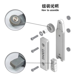 Outils Liang 0229A pour revêtement Zimmerit – image 8