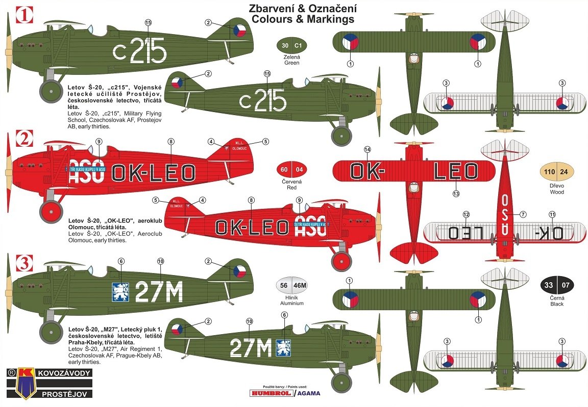 Kovozavody Prostejov KPM0195 Letov Š-20 1/72 – immagine 2