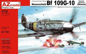 AZmodel AZ7503 Messerschmitt Bf-109G-10 &amp;quot;Special markings&amp;quot; (Diana) 1/72
