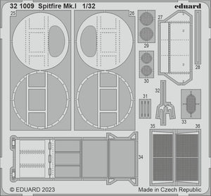 Eduard BIG33153 Spitfire Mk. I KOTARE 1/32 – zdjęcie 4