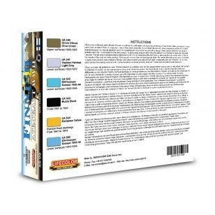 Lifecolor XS09 Acrylic color Set Finnish Aircraft 6x22ml – immagine 2