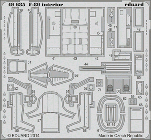 Eduard 49685 F-80 interior S. A. HOBBY BOSS 1/48 – Bild 2