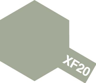 Tamiya XF20 Medium Grey (81720) Acrylic paint 10ml – immagine 3
