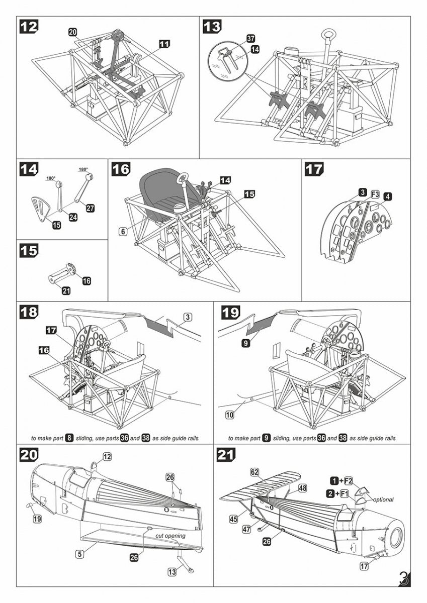 Armory Models 48001 Fairey Flycatcher British interwar FAA Fighter, early version, w/ Jaguar-III engine 1/48 – immagine 18