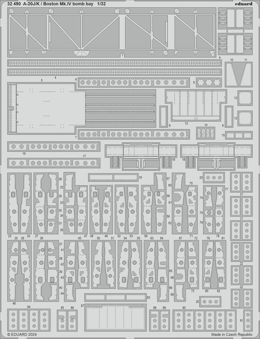 Eduard BIG33161 A-20J/ K HONG KONG MODELS 1/32 – immagine 2
