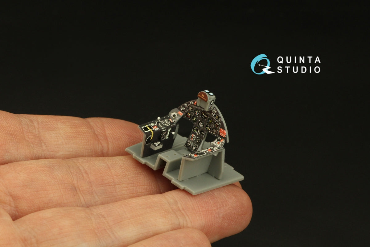 Quinta Studio QD48365 F8F-1 Bearcat 3D-Printed &amp;amp; coloured Interior on decal paper (Hobby Boss) 1/48 – Bild 7