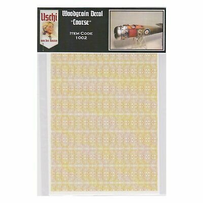 Uschi 1002 Woodgrain Decal Aircraft "Coarse" 1/72