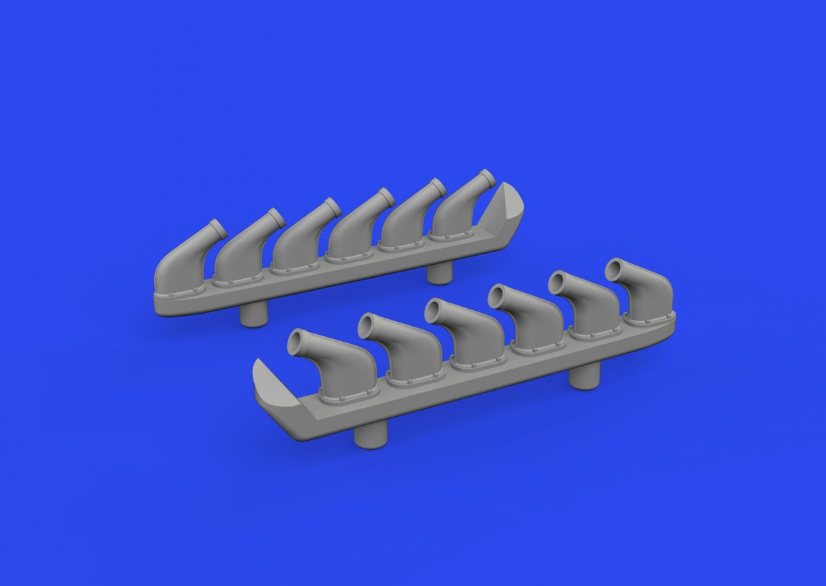 Eduard 672358 P-51D exhaust stacks PRINT EDUARD 1/72 – zdjęcie 2