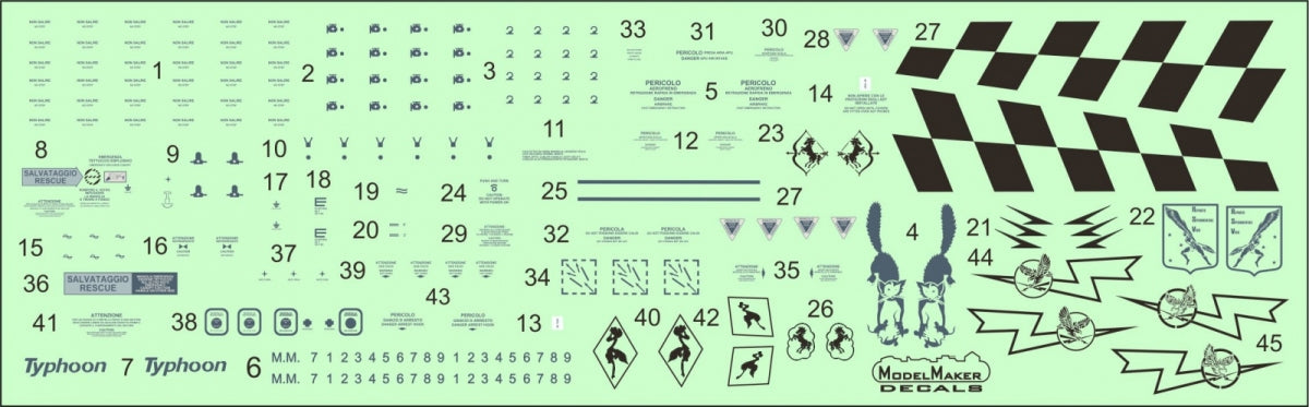 ModelMaker Decals D48142 Apennine Eurofighters Part II 1/48 – imagen 3
