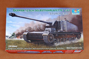 Trumpeter 00350 Allemand 12,8 cm Selbstfahrlafette L/6 Sturer Emil (1/35) – image 2