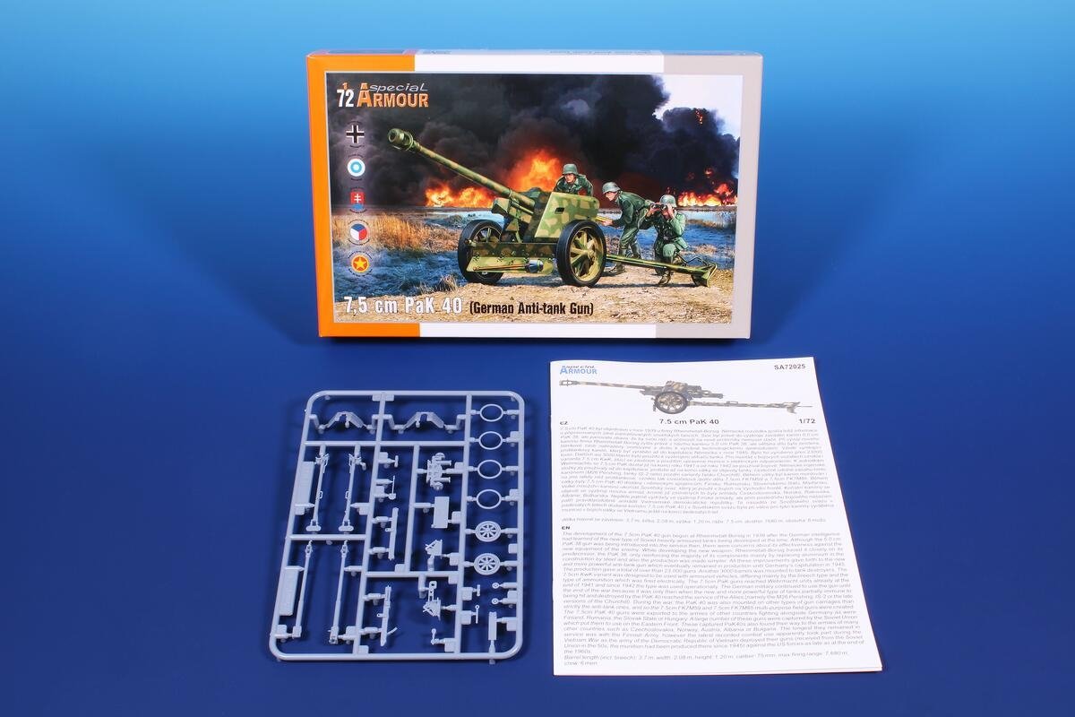 Special Armour 72025 7,5 cm PaK 40 ‘German Anti-tank Gun’ 1/72 – immagine 2