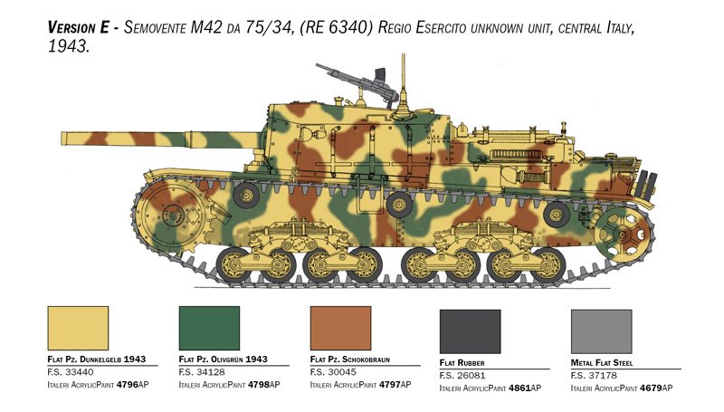 Italeri 6584 Semovente M42 da 75/34 1/35 – immagine 8