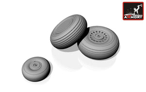 Armory Models AW48308 A-20G Boston wheels, late 1/48 – imagen 2