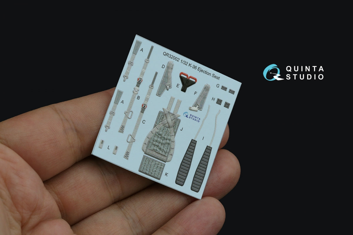 Quinta Studio QD32227 MiG-29UB 3D-Printed &amp;amp; coloured Interior (Trumpeter) 1/32 – immagine 10