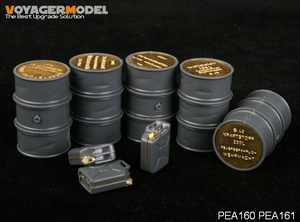 Couvercles de fûts de carburant allemands de 200 L, modèle Voyager PEA160, Seconde Guerre mondiale, échelle 1/35 – image 2