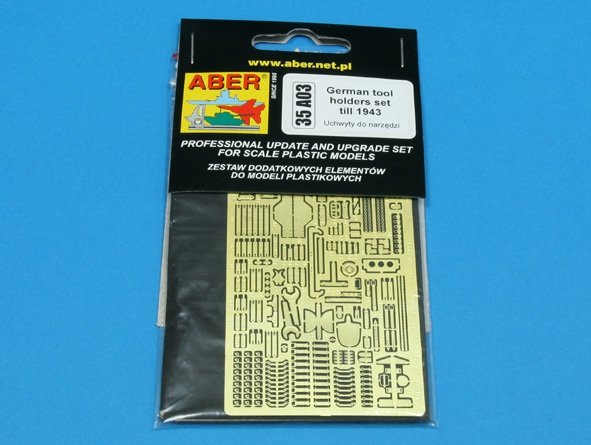 Aber 35A003 Uchwyty do niemieckich narzędzi do1943 1/35 – imagen 3