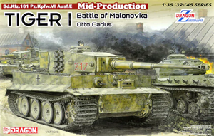 Dragon 6888 Tiger I Mid-Production avec Zimmerit Otto Carius Bataille du village de Malinava 1944 1/35 – image 2