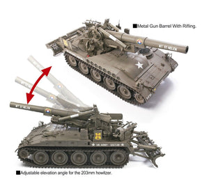 AFV Club 35110 US Army M110 Howitzer 8 inch 203mm 1/35 – Bild 4