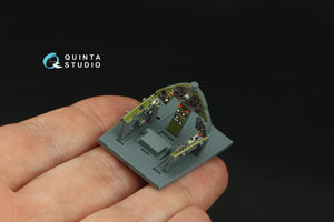 Quinta Studio QD48413 F6F-3E/N Hellcat 3D-Printed &amp;amp; coloured Interior on decal paper (Eduard) 1/48 – immagine 10
