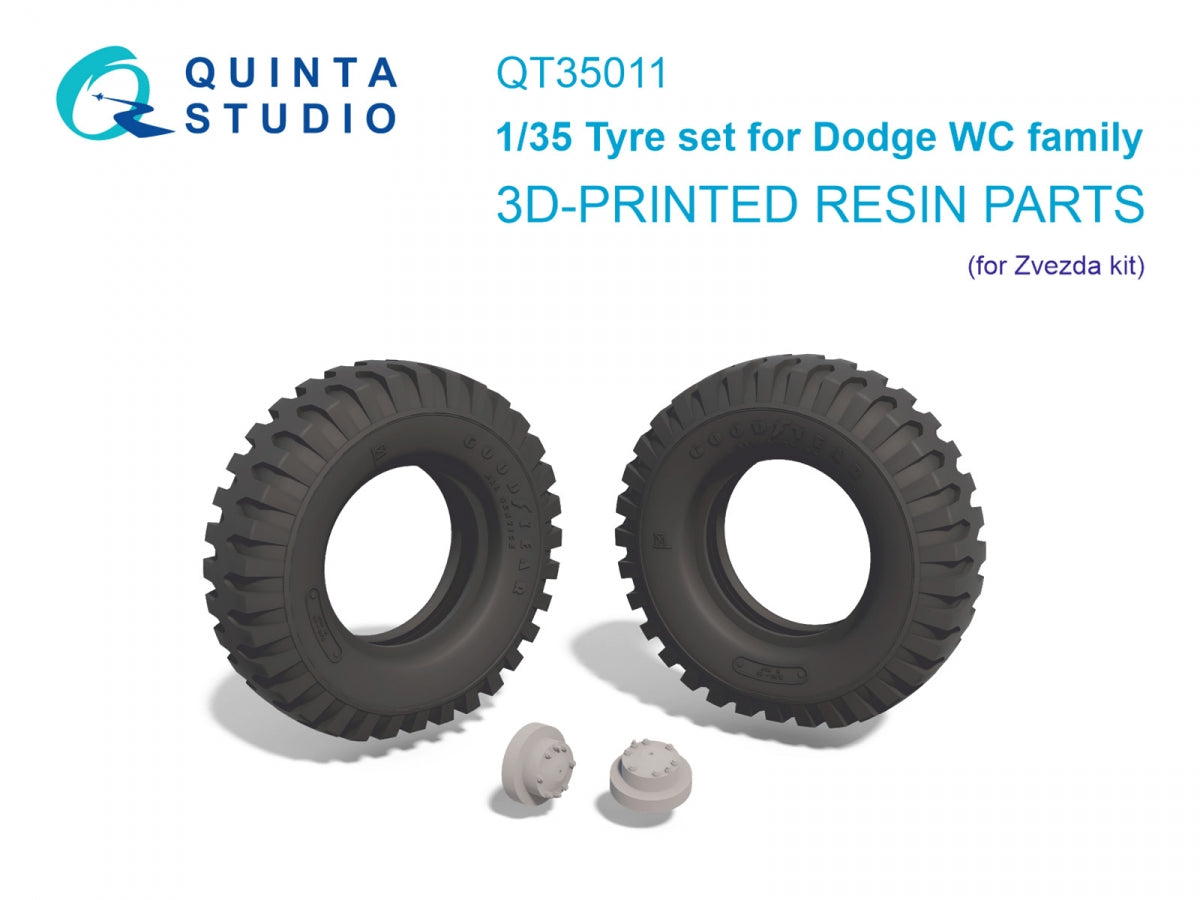 Quinta Studio QT35011 Dodge WC Family tyre set (Zvezda) 1/35