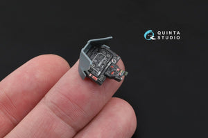 Quinta Studio QD48065 P-51D (Early) 3D-Printed &amp;amp; coloured Interior on decal paper (for Eduard kit) 1/48 – immagine 6