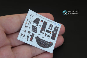 Quinta Studio QD32040 F4U-1A Corsair 3D-Printed &amp;amp; coloured Interior on decal paper (for Tamiya kit) 1/32 – zdjęcie 3