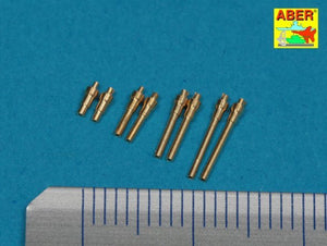 Aber A72 005 Set of 8 turned cal .50 (12,7mm) U.S. Browning M2 barrels for P-47 Thunderbolt 1/72 – immagine 2