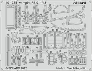 Eduard BIG49395 Vampire FB.9 AIRFIX 1/48 – immagine 4