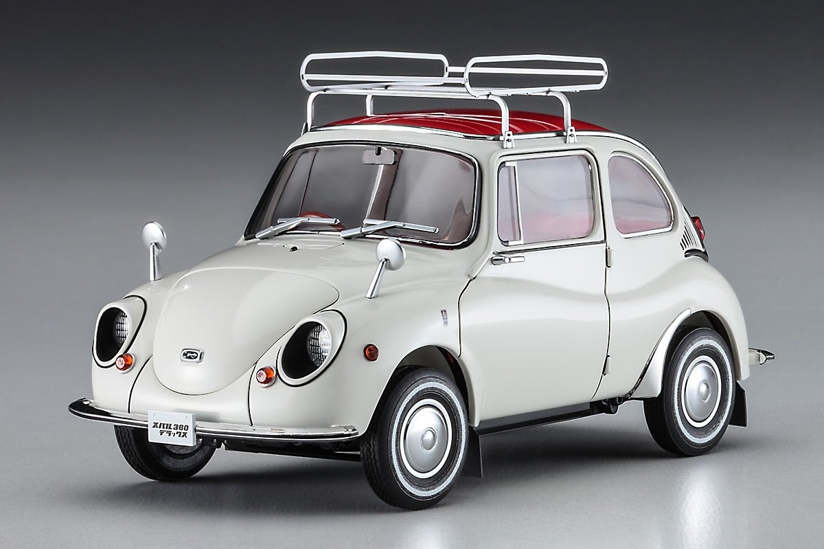 Hasegawa 20622 Subaru 360 Deluxe w/Roof Carrier 1/24 – immagine 2