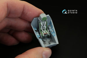 Intérieur imprimé en 3D et coloré sur papier décalcomanie Quinta Studio QD48082 Su-57 (pour kit Zvezda) 1/48 – image 5