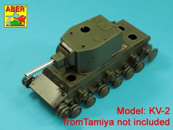 Canon Aber 35L-324 de 152,4 mm M-10S pour char soviétique KV-2 à l&amp;#39;échelle 1/35 – image 6